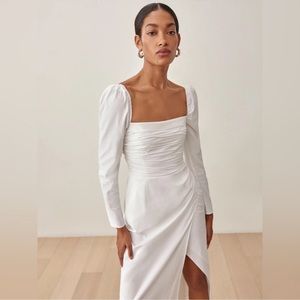 Reformation Isaac dress - white